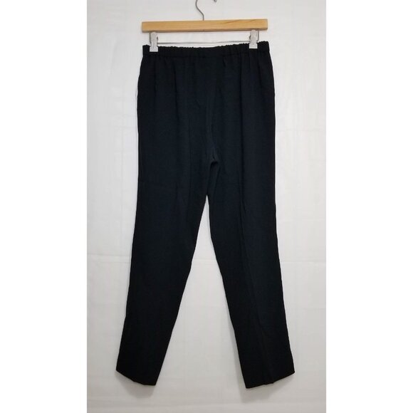 Babaton Frederick Pant Slim-leg trouser black sz 6 high rise pull on elastic - Picture 2 of 9